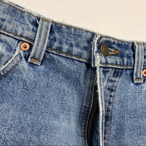 Levi’s Distressed Denim Cut Off Shorts Mens 30 Women’s 4/6 - Picture 6 of 11